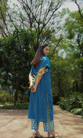 Blue Kurta and Pants