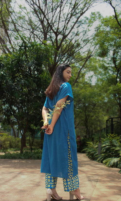 Blue Kurta and Pants