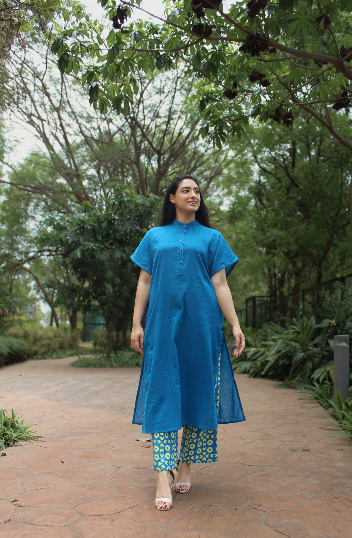 Blue Kurta and Pants