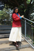 Crimson Bandhani Blazer