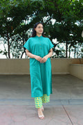 Green Kurta and Pants