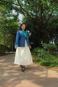 Indigo Bandhani Blazer