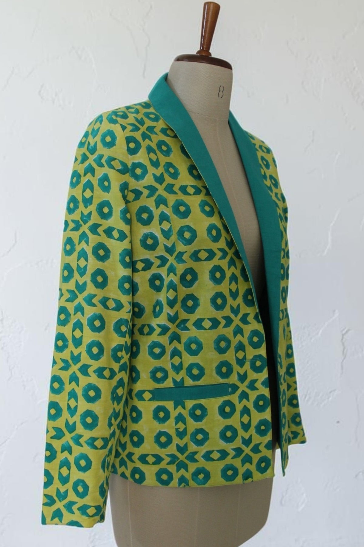 Reversible Blazer in Green