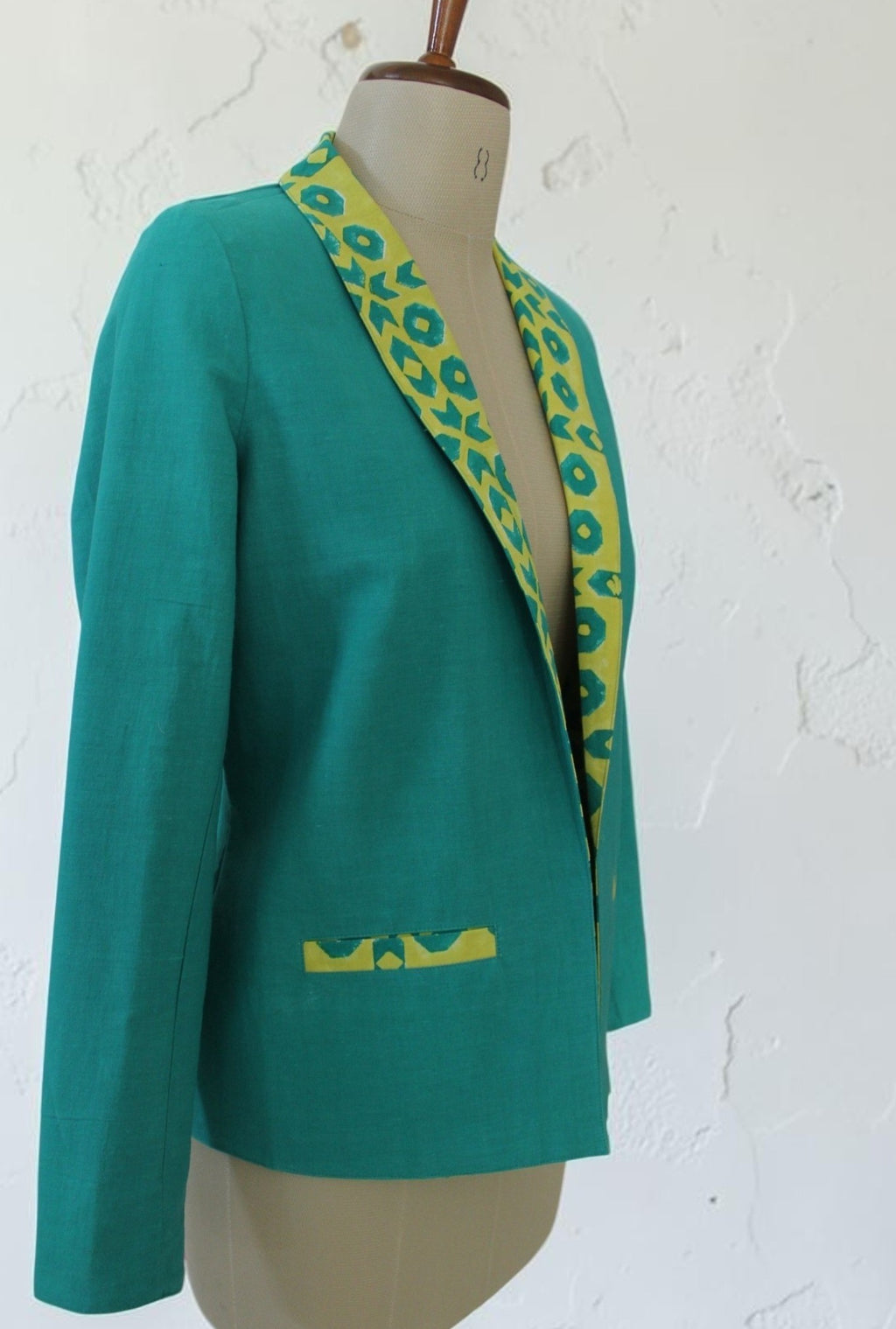 Reversible Blazer in Green