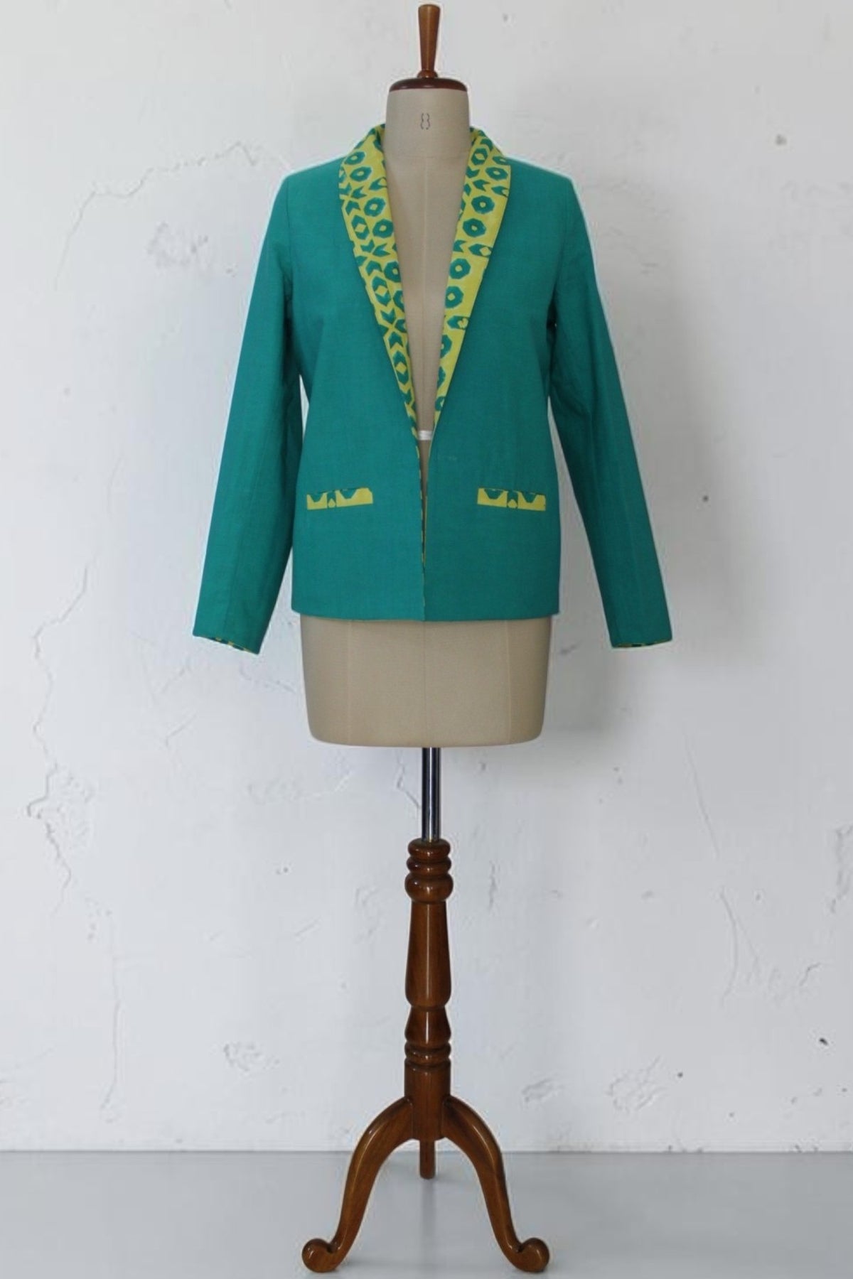 Reversible Blazer in Green